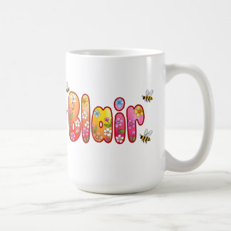 Blair - Floral and Bee Design Mug コーヒーマグカップ