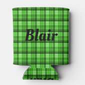 "Blair" Mans Name On Green Tartan, Can Cooler 缶クーラー (裏面)