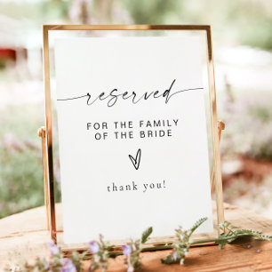 BLAIR Modern Bohemian Reserved for Family of Bride ポスター