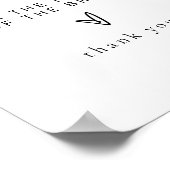 BLAIR Modern Bohemian Reserved for Family of Bride ポスター (角)