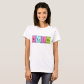 Blaireの周期表名のシャツ Tシャツ (正面フル)
