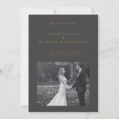 BLAIRE書モダン道台本の写真結婚 セーブザデート (裏面)