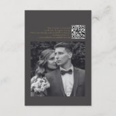 BLAIRE書モダン道台本の結婚詳細 エンクロージャーカード (裏面)