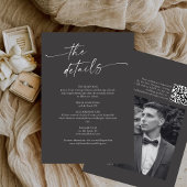 BLAIRE書モダン道台本の結婚詳細 エンクロージャーカード