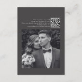 BLAIRE書モダン道台本の結婚詳細 エンクロージャーカード (裏面)