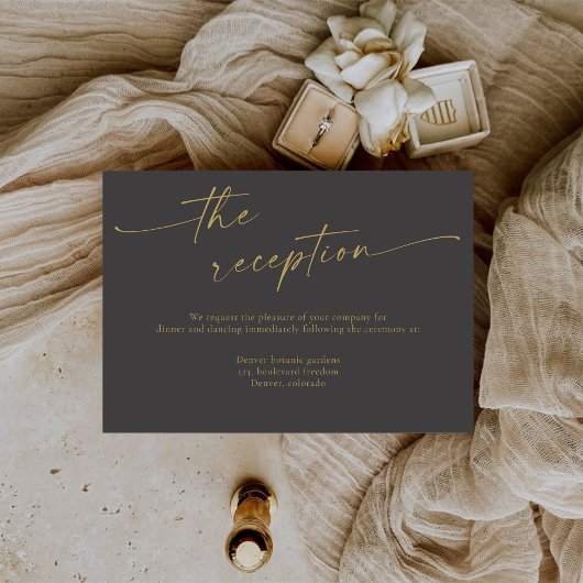 BLAIRE書道モダン結婚披露宴 エンクロージャーカード