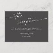 BLAIRE モダンカリグラフィー結婚式の披露宴 エンクロージャーカード (正面)