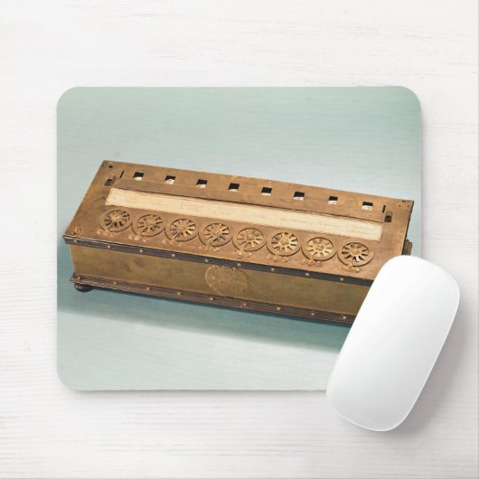 Blaise Pascalが発明する計算機械 マウスパッド (マウス)