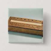 Blaise Pascalが発明する計算機械 缶バッジ (正面)