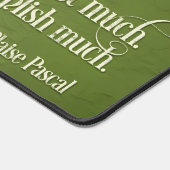 Blaise Pascal感動的引用文「やさしい言葉」 デスクマット (コーナー)