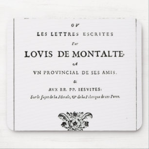Blaise Pascal著Les Provinciales マウスパッド