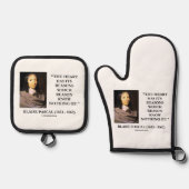 Blaise Pascal Heart Reasons Reason Know Nothing Of 鍋つかみ&鍋敷きセット (正面)