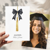 Blak Bow Photo Graduation 案内状