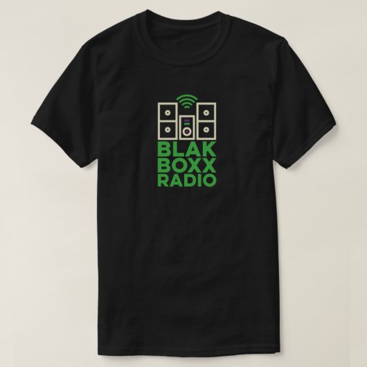 BLaKBoXXRadioブラックティー Tシャツ (デザイン正面)