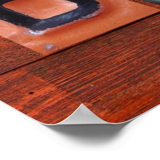 BLAKEライセンスプレートレタリング名署名ポスター ポスター (角)