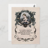 Blake 「世界を見る」はがききビクトリアン葉 ポストカード (正面/裏面)