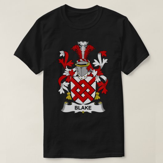 Blake Coat of Arms Family Crest Tシャツ (デザイン正面)