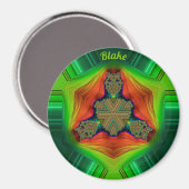 BLAKE to Shades Purple, Green, Red and Orange マグネット (正面/裏面)