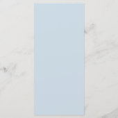 BLAKELYほこりっぽいブルーウォータービーチ結婚式メニュー メニュー (裏面)