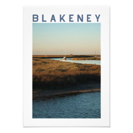 Blakeney Norfolk Coastal Landscape Poster フォトプリント
