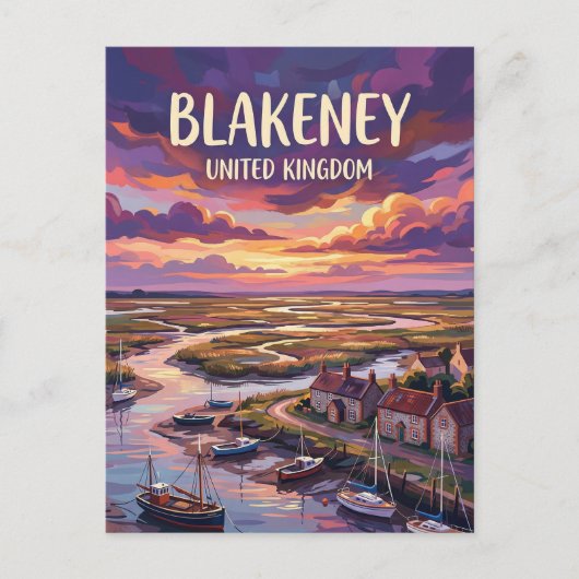 Blakeney United Kingdom ポストカード (正面)