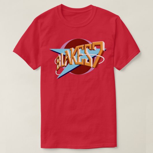 Blakes 7ロゴ tシャツ (デザイン正面)