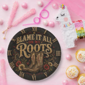 Blame It All On My Roots ペーパープレート (パーティー)