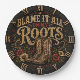 Blame It All On My Roots ペーパープレート