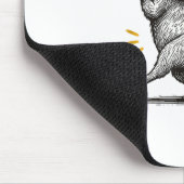 Blame It On The Alcohol Drunk Raccoon Meme Trashed マウスパッド (コーナー)