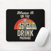 Blame It On The Drink Package Cruise Fun マウスパッド (マウス)