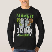 Blame It On The Drink Package Cruise Vacation Cru Tシャツ (正面)