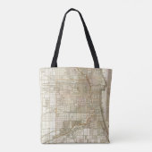 Blanchardのシカゴのガイドの地図 トートバッグ (裏面)