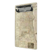 Blanchardのシカゴのガイドの地図 ミニクリップボード (アングル2)