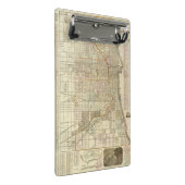 Blanchardのシカゴのガイドの地図 ミニクリップボード (アングル)