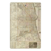 Blanchardのシカゴのガイドの地図 ミニクリップボード (裏面)