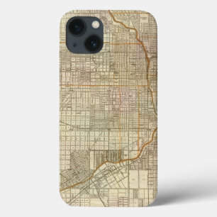 Blanchardのシカゴのガイドの地図 iPhone 13ケース