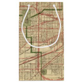 Blanchardのシカゴの地図 スモールペーパーバッグ (裏面)