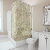 Blanchardのシカゴ2のガイドの地図 シャワーカーテン (インサイチュ)