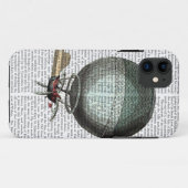 Blanchardのヴィンテージの熱気の気球 Case-Mate iPhoneケース (裏面(横))