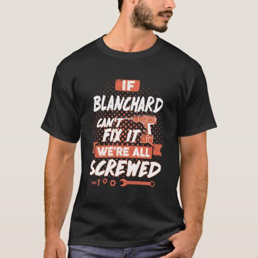 BLANCHARDもしは、我々は全てがねじれている修正できない Tシャツ (正面)