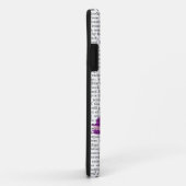 Blanchardsの水素の(紫色の)熱気の気球 Case-Mate iPhoneケース (裏面/右)