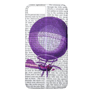 Blanchardsの水素の(紫色の)熱気の気球 iPhone 8 Plus/7 Plusケース