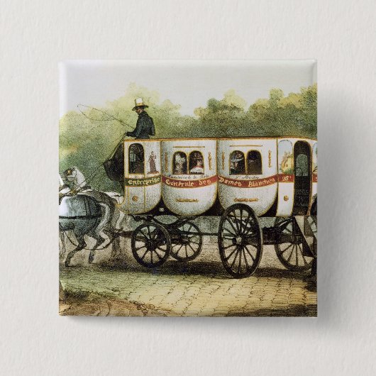 Blanches'企業のGenerale desの貴婦人 缶バッジ (正面)