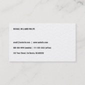 BLANCO PERLA CREMA ELEGANTE CLASICO PROFESIONAL 名刺 (裏面)