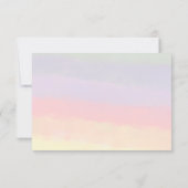 Blank All Occasion Bordered Watercolor ノートカード (裏面)