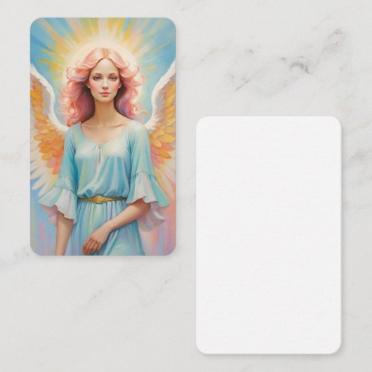 Blank Angel Oracle Message Cards 名刺 (正面/裏面)