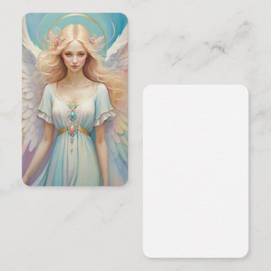 Blank Angel Oracle Messages Cards 名刺 (正面/裏面)