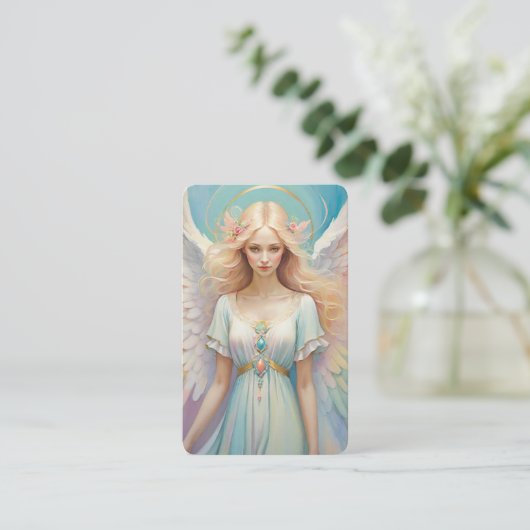 Blank Angel Oracle Messages Cards 名刺 (スタンド正面)