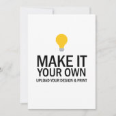 Blank Business Invitation Template 招待状 (正面)