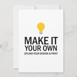 Blank Business Invitation Template 招待状